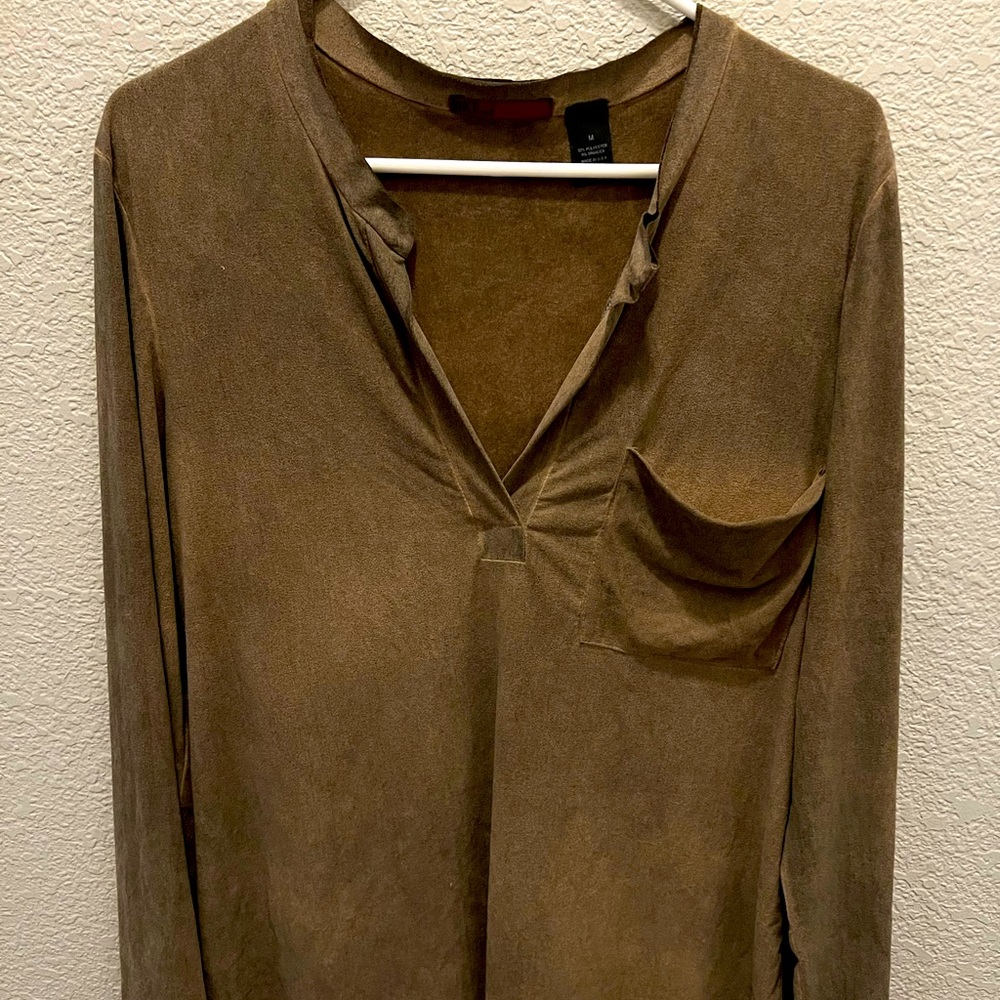 Brown BKE Red Blouse